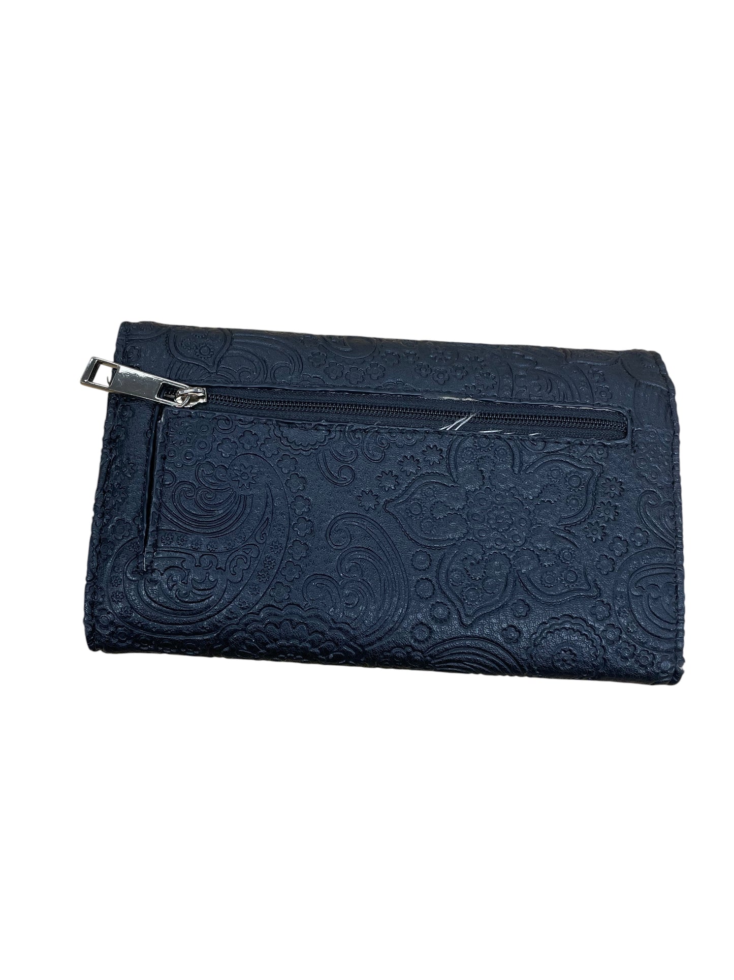 Wallet Leather By Stone Mountain In Black, Size:Small