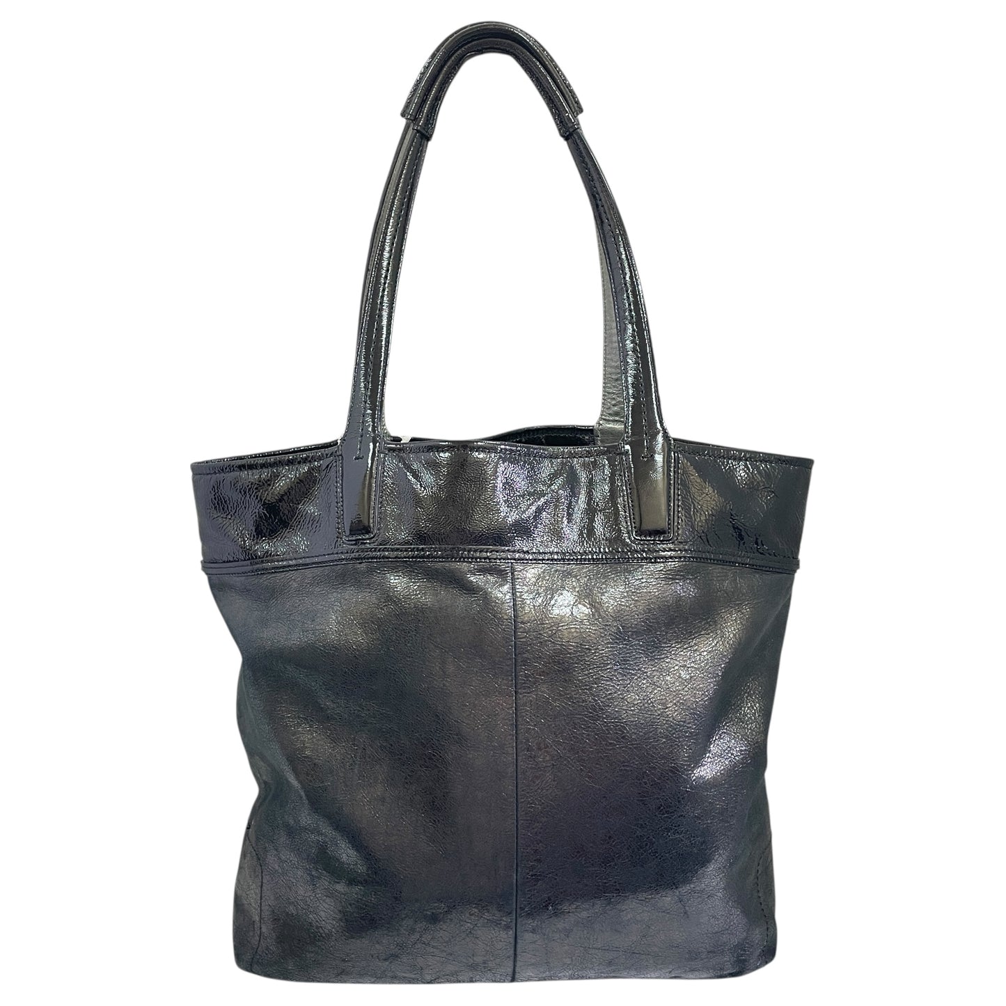 Handbag Designer By Coach In Black & Grey, Size:Medium