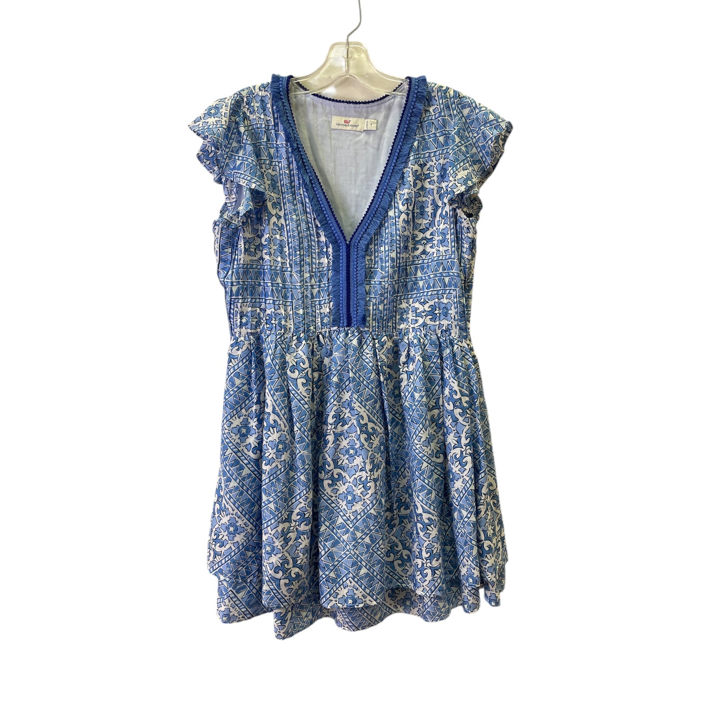 Dress Casual Short By Vineyard Vines In Blue, Size:S