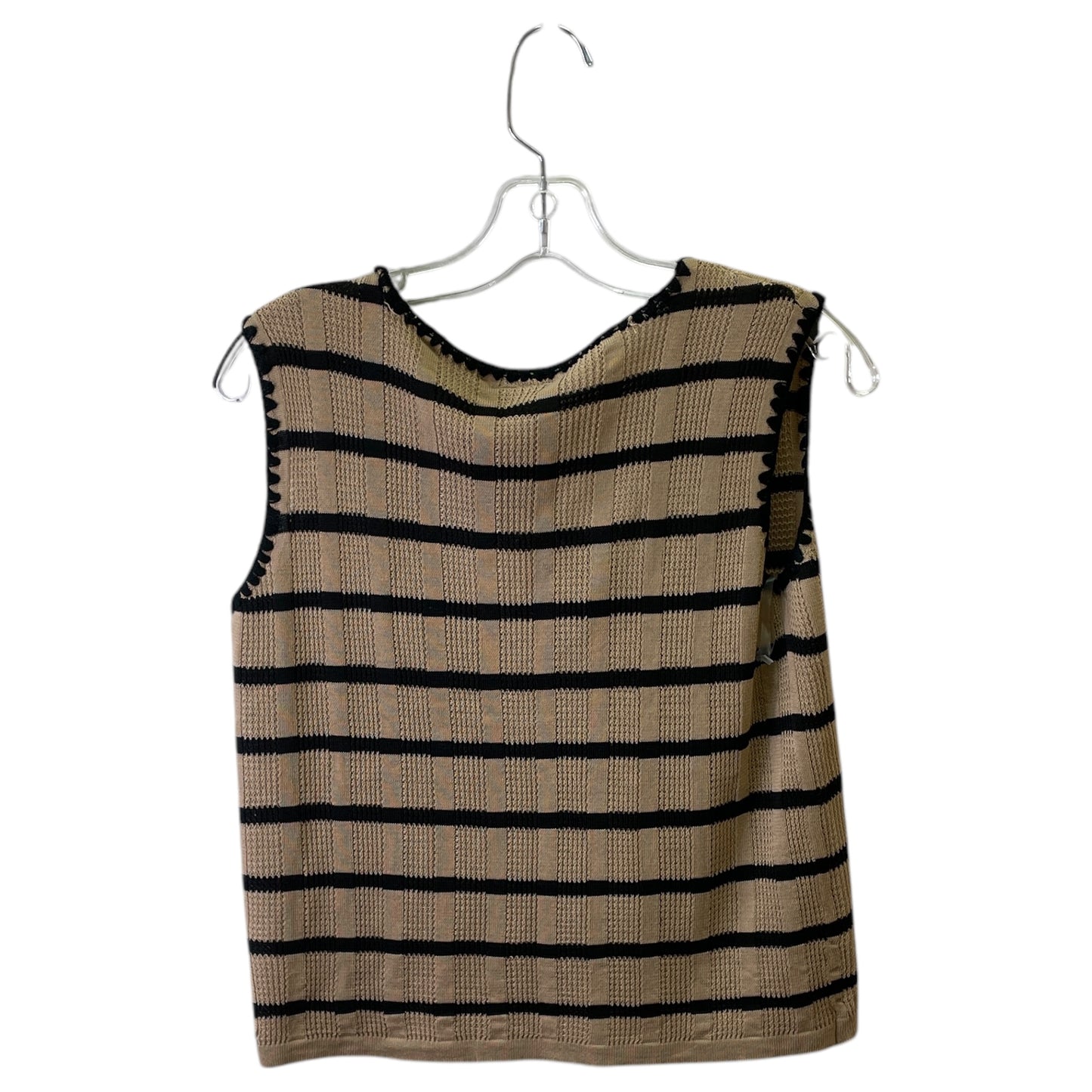 Vest Other By FCT With Love In Black & Tan, Size:L