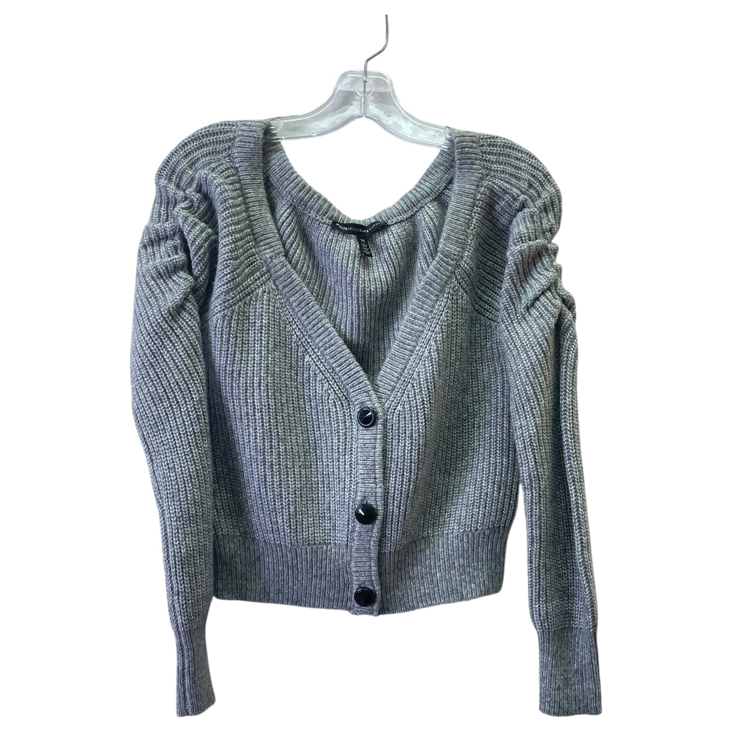 Sweater Cardigan By White House Black Market In Grey, Size:Xs