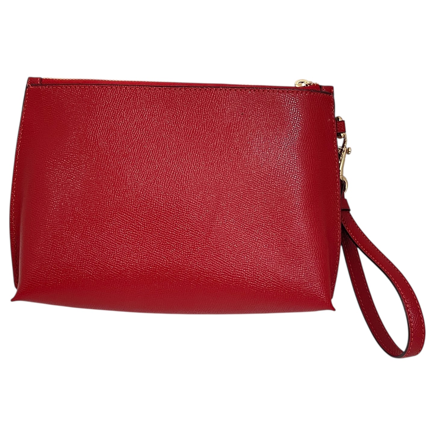 Wristlet Designer By Coach In Red, Size:Large