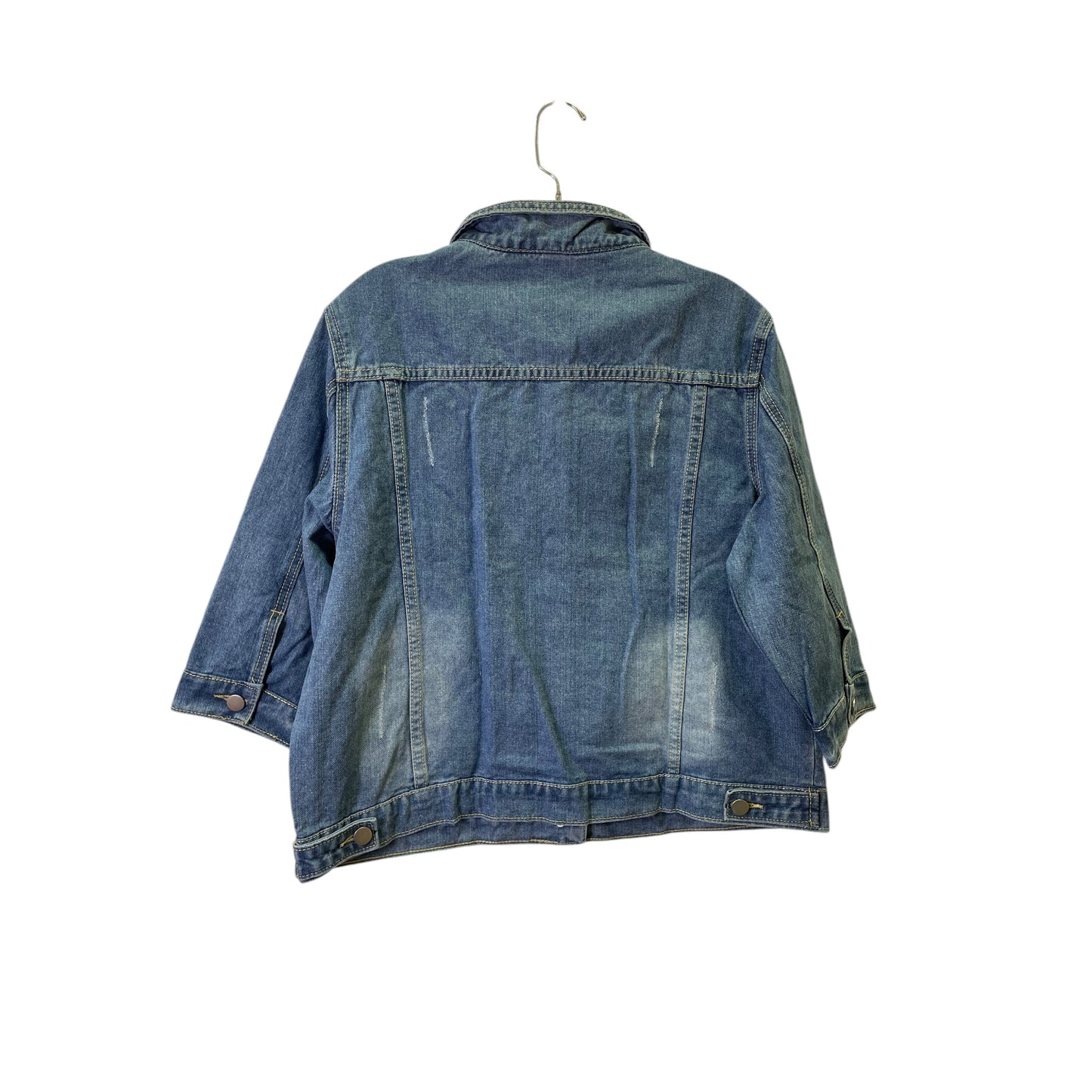 Jacket Denim By Uhilexi In Blue Denim, Size:L