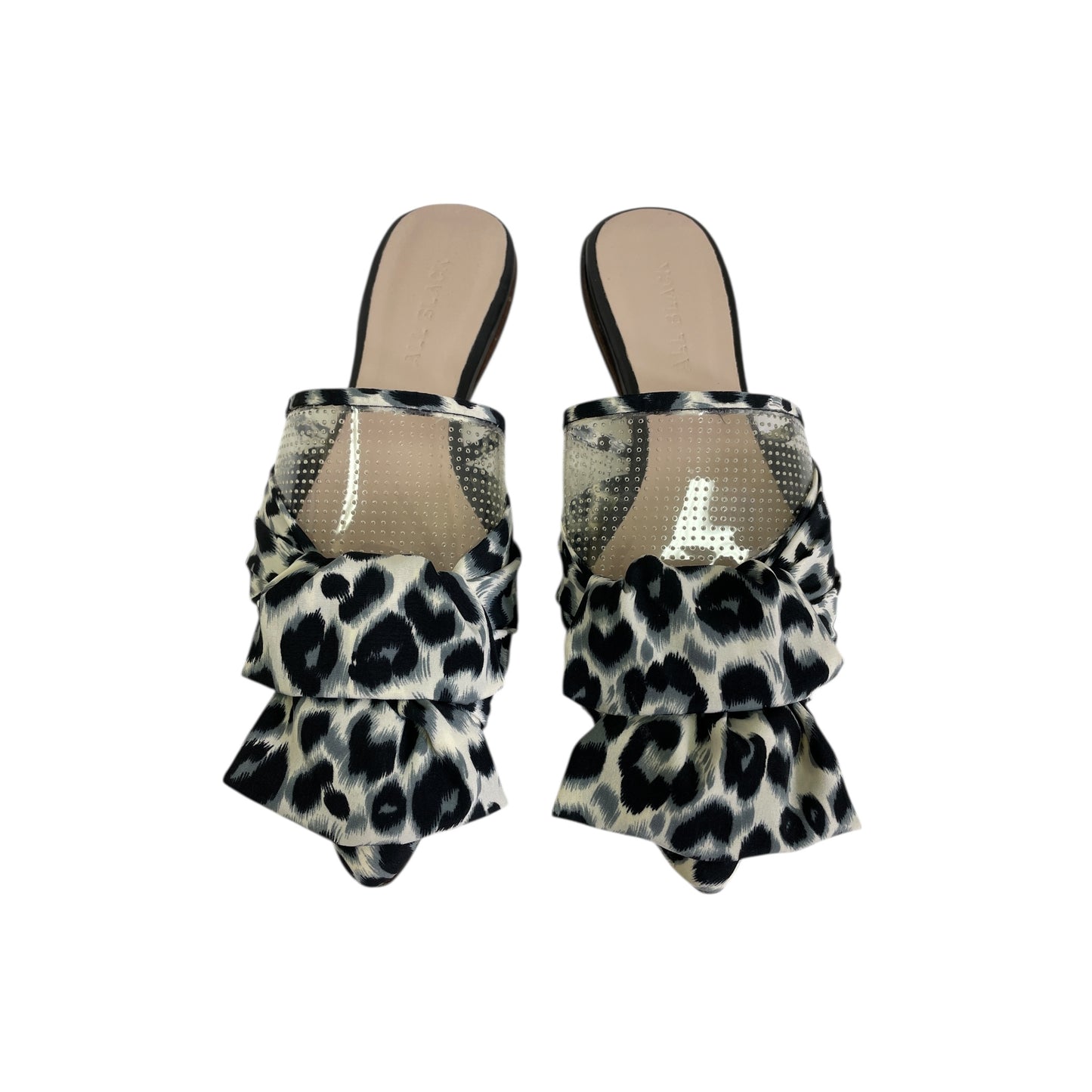 Shoes Flats By All Black In Animal Print, Size:8