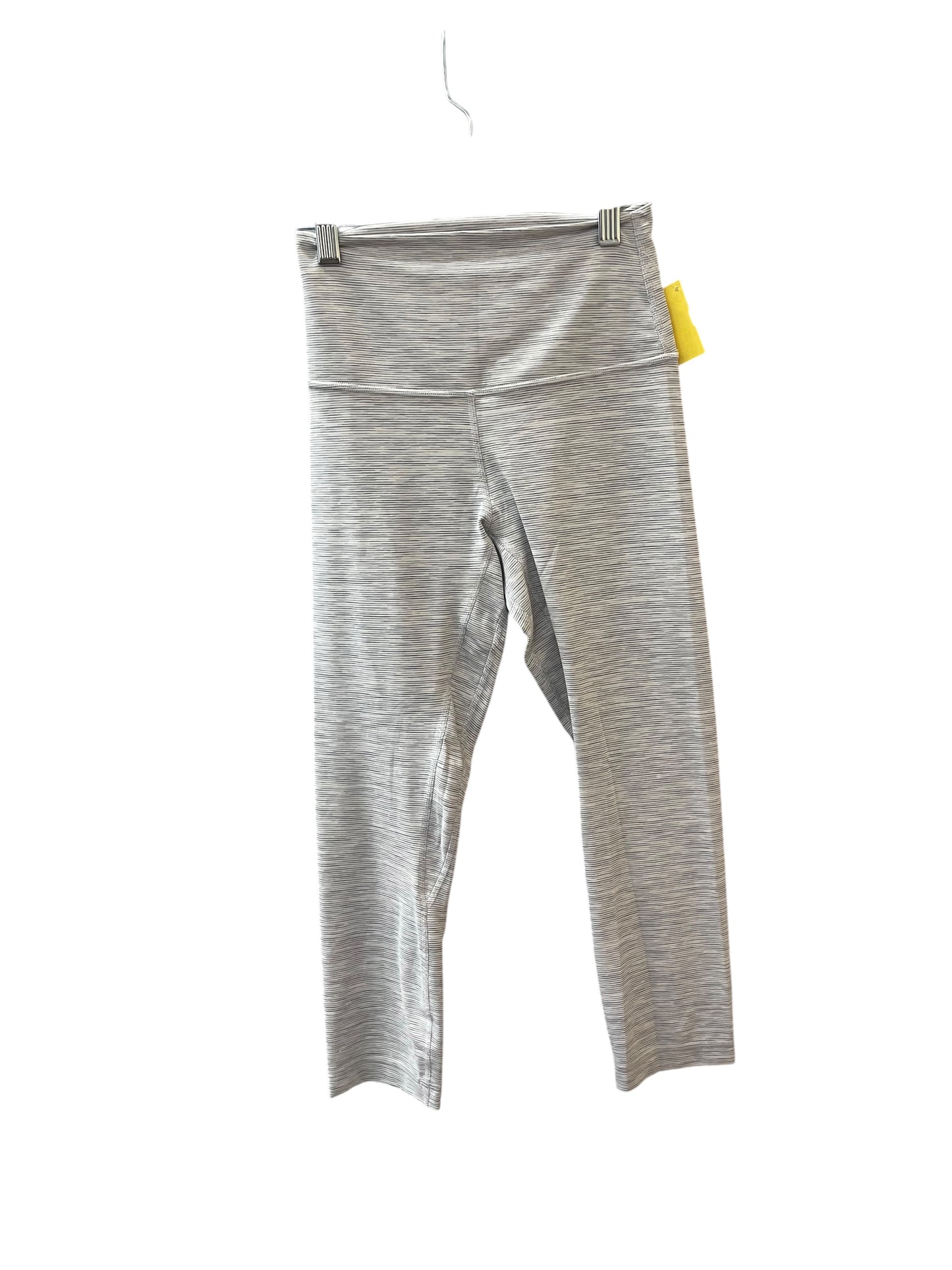 Athletic Leggings By Lululemon In Grey, Size:4