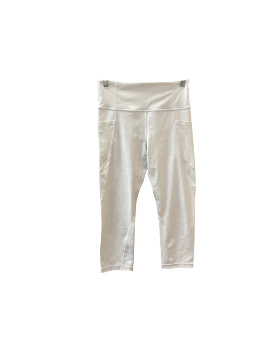 Athletic Leggings By Athleta In White, Size:S