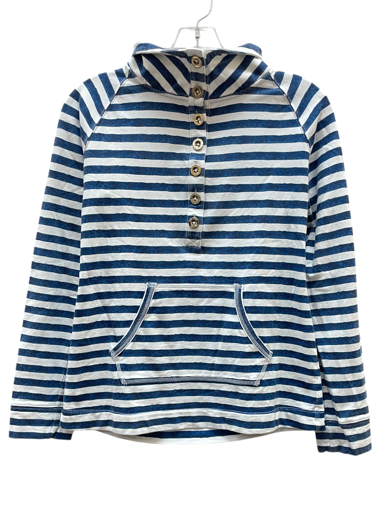 Top Ls Designer By Lilly Pulitzer In Blue & White, Size:S