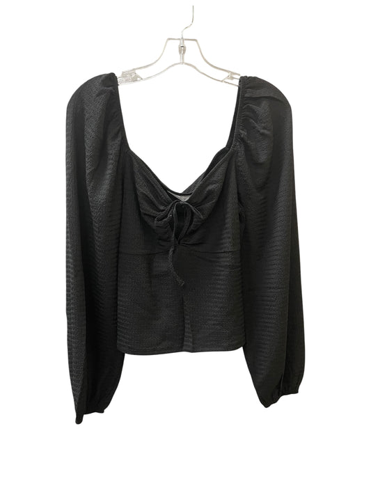 Top Ls By SPRING + MERCER In Black, Size:Xl