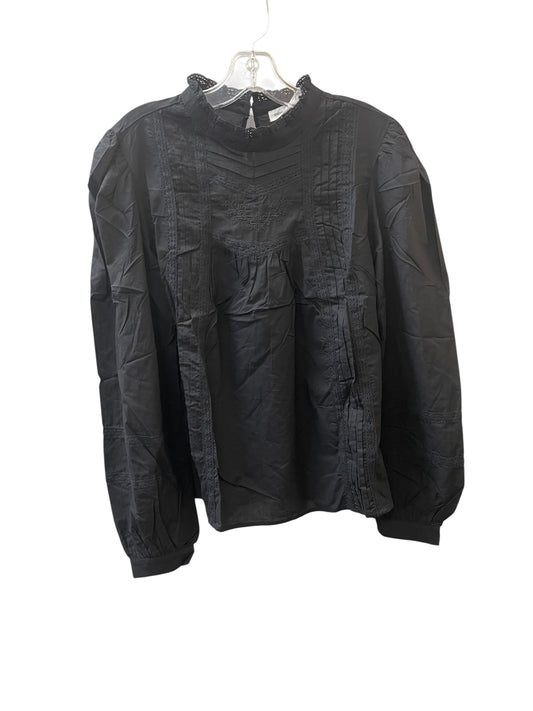 Top Ls By SPRING + MERCER In Black, Size:L