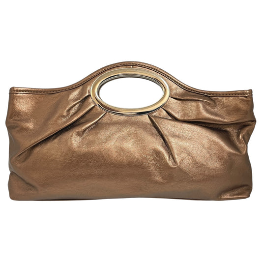 Clutch By Cme In Bronze, Size:Medium