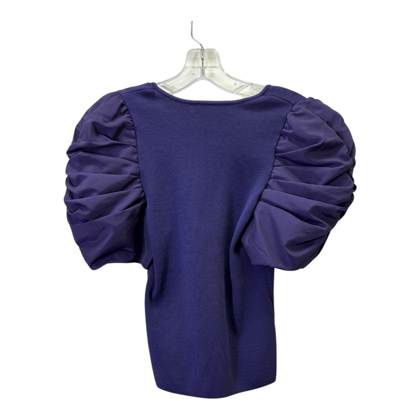 Top Ss Basic By Express In Purple, Size:M