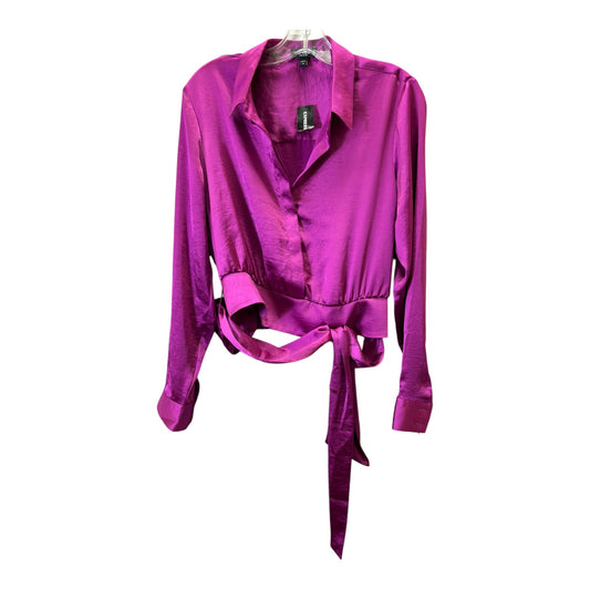 Top Ls Basic By Express In Mauve, Size:M
