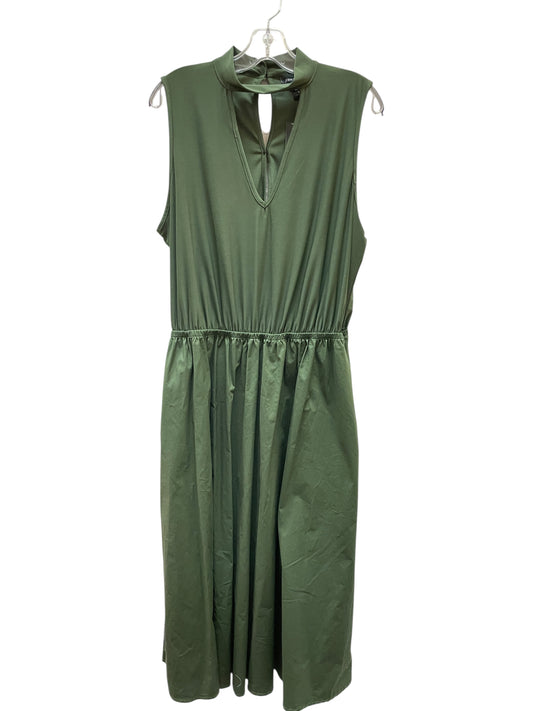 Dress Casual Maxi By Ashley Stewart In Green, Size:16
