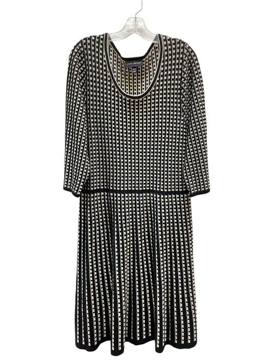 Dress Party Long By Lane Bryant In Black & Cream, Size:16