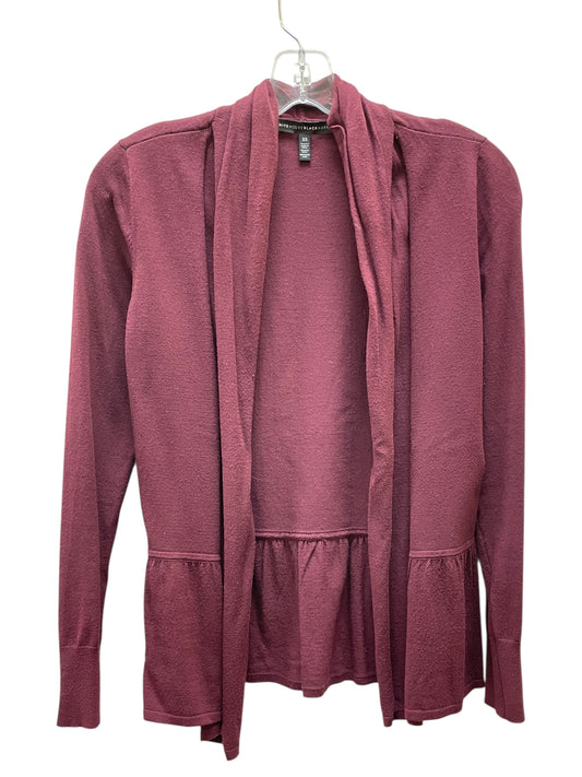 Cardigan By White House Black Market In Maroon, Size:Xs