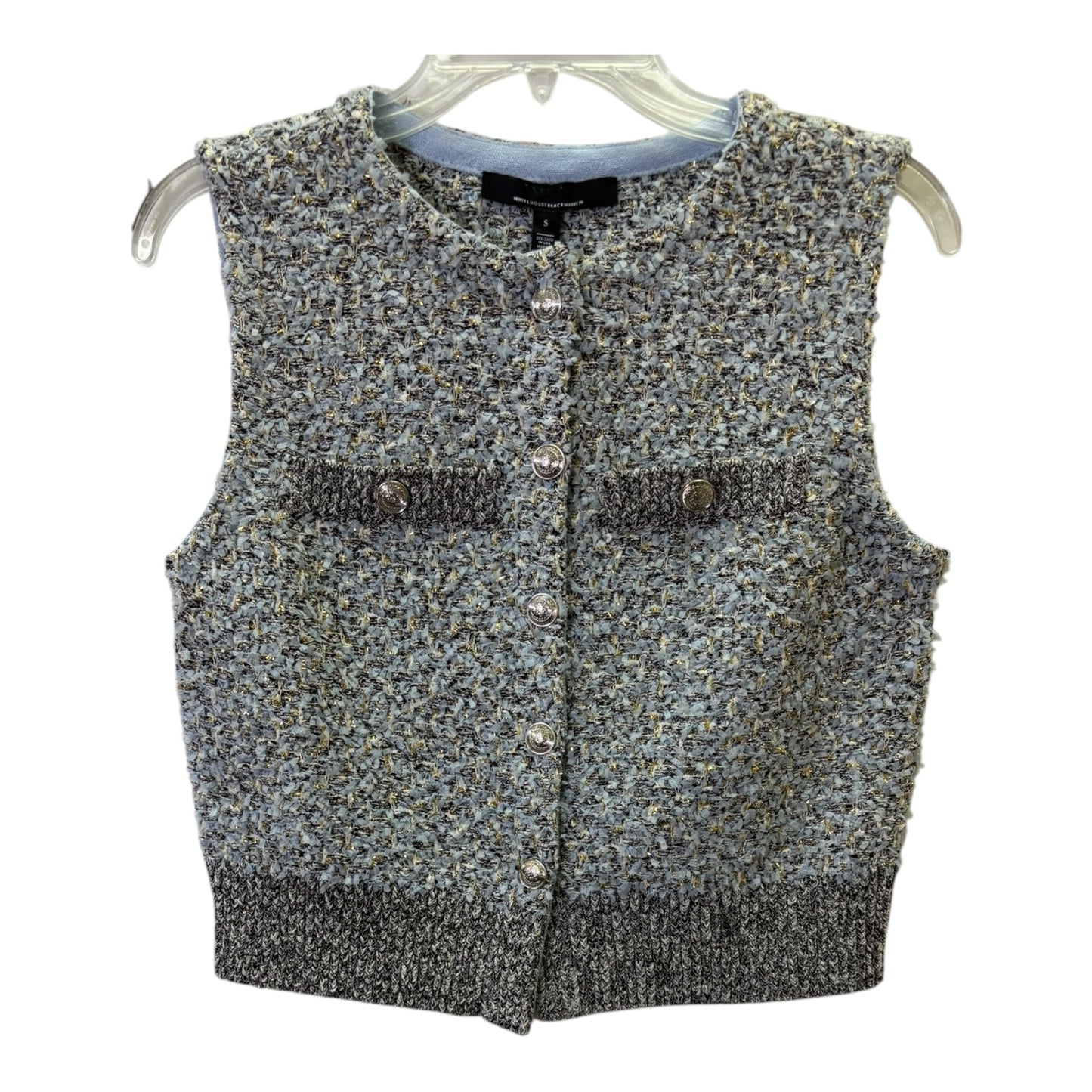 Vest Sweater By White House Black Market In Blue, Size:S
