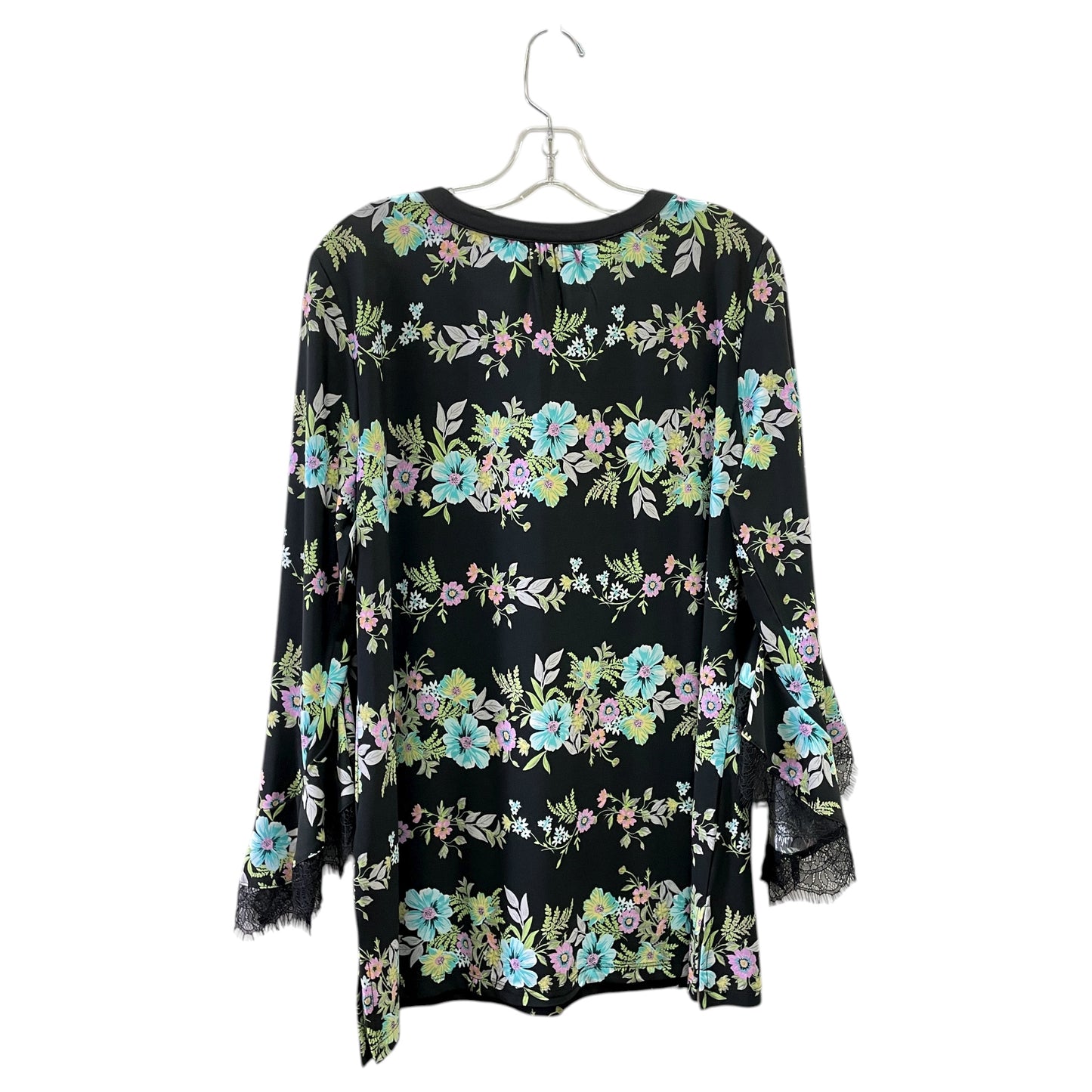 Blouse Ls By Allison Daley In Black, Size:M