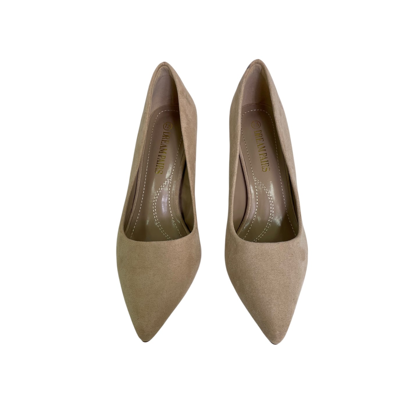 Shoes Heels Stiletto By Dream Pairs In Tan, Size:7.5