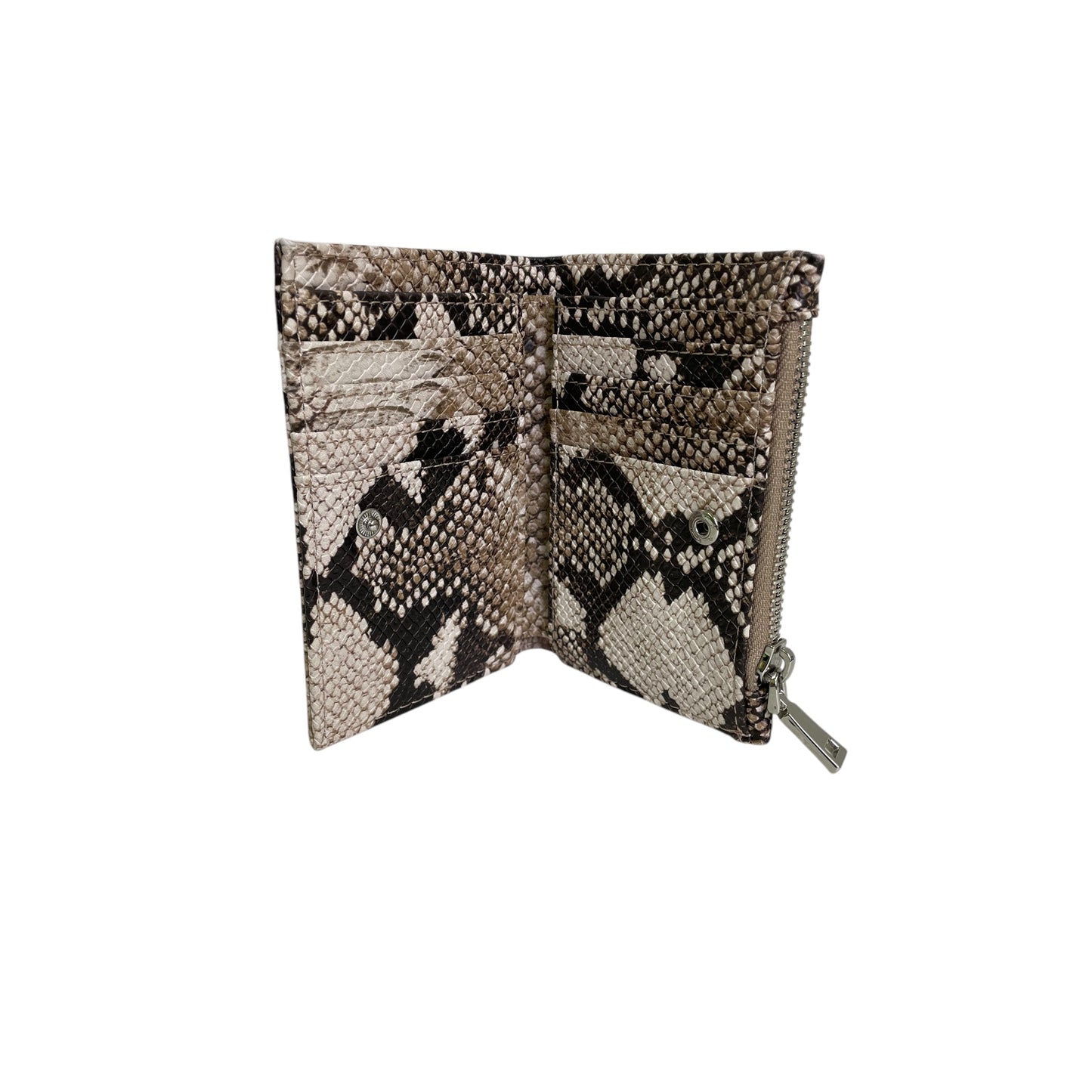 Wallet By Cme In Snakeskin Print, Size:Medium