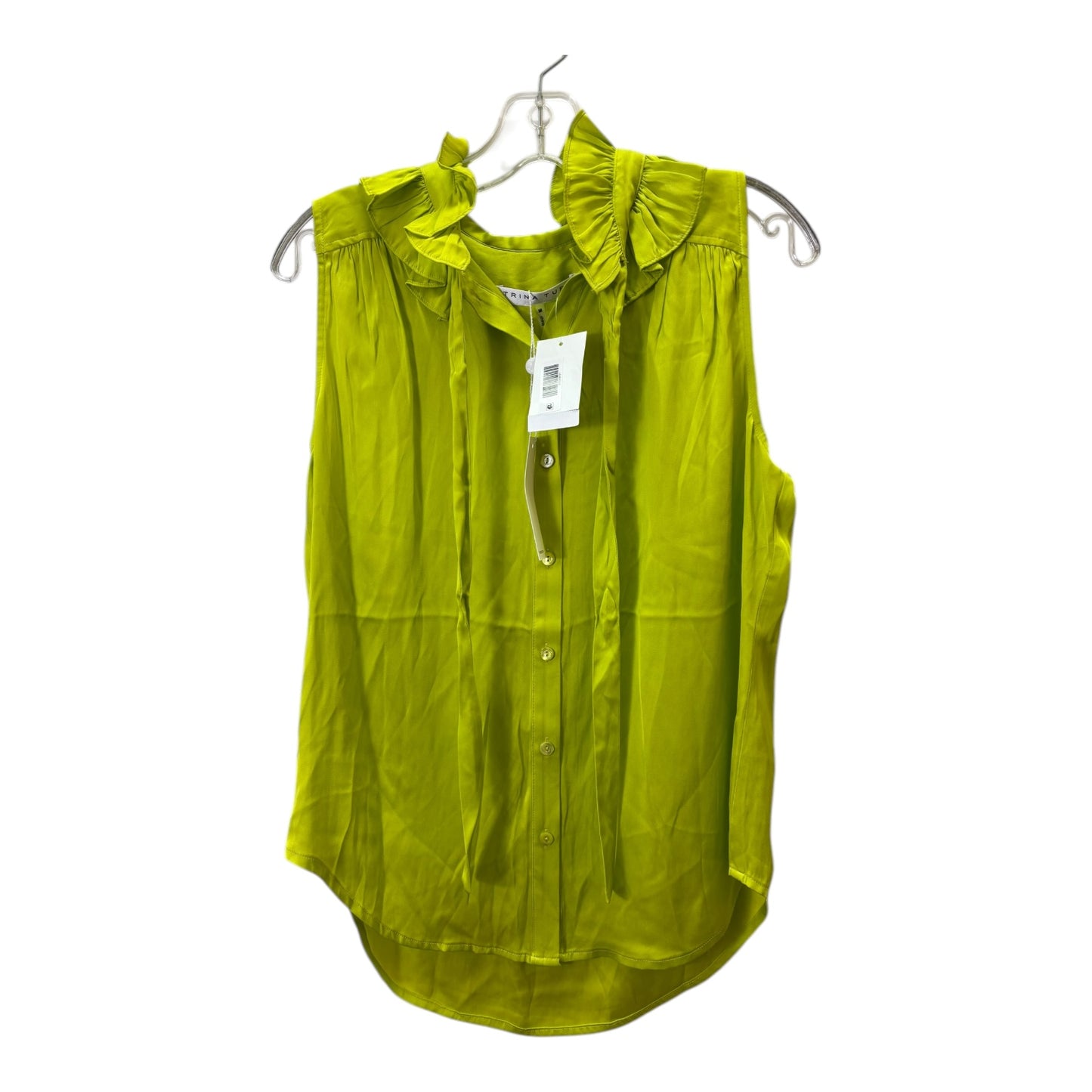 Top Sleeveless By Trina Turk In Green, Size:M