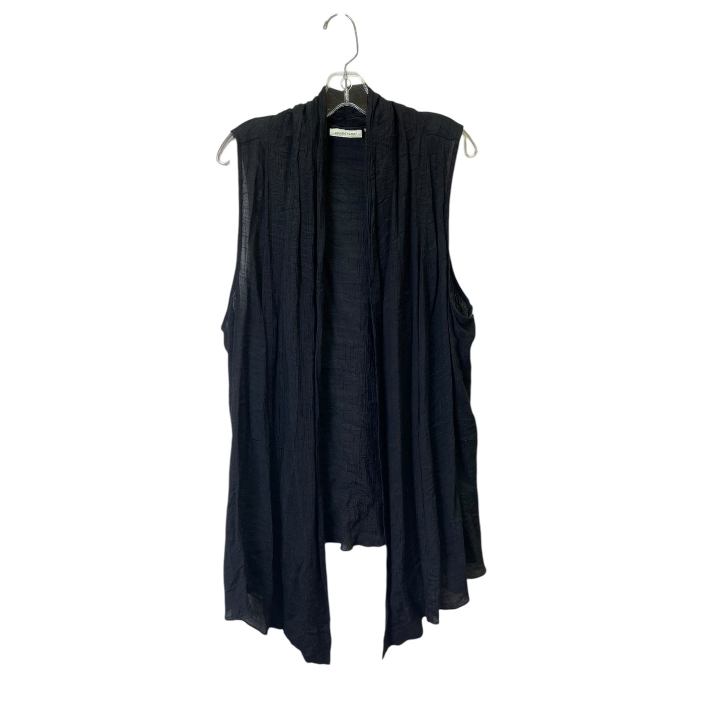 Vest Other By Avenue In Black, Size:4X