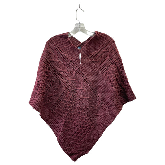 Poncho By Brooks Brothers In Maroon, Size:0