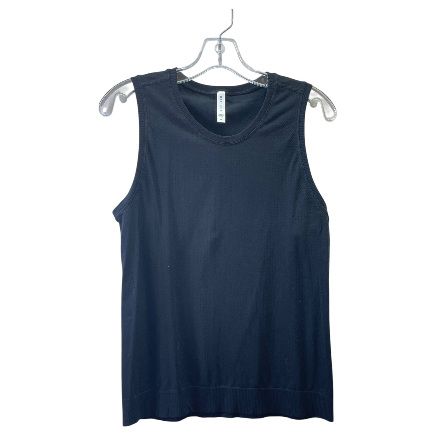 Athletic Top Ss By Athleta In Black, Size:M
