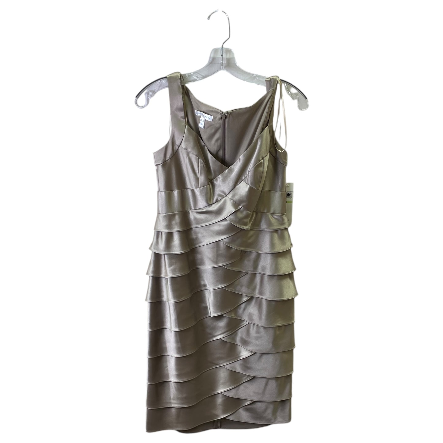 Dress Party Short By London Times In Gold, Size:S