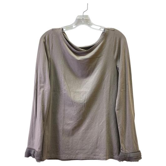 Top Ls By Ann Taylor In Brown, Size:M