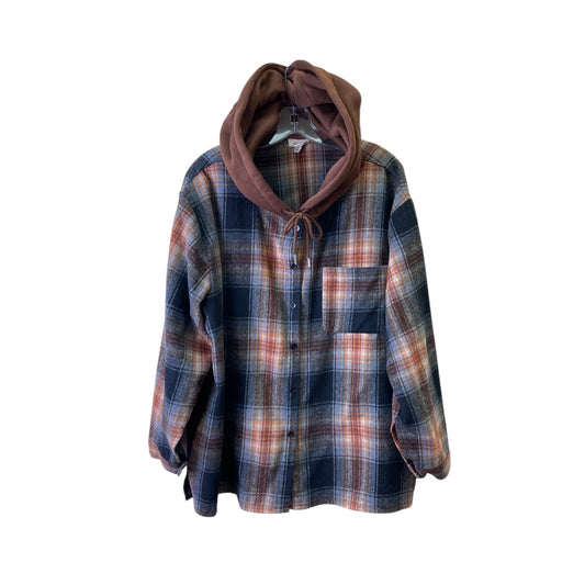 Jacket Shirt By Bibi In Brown, Size:L