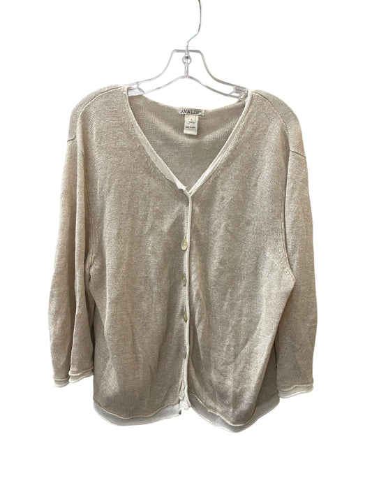 Cardigan By AVALIN In Beige, Size:L