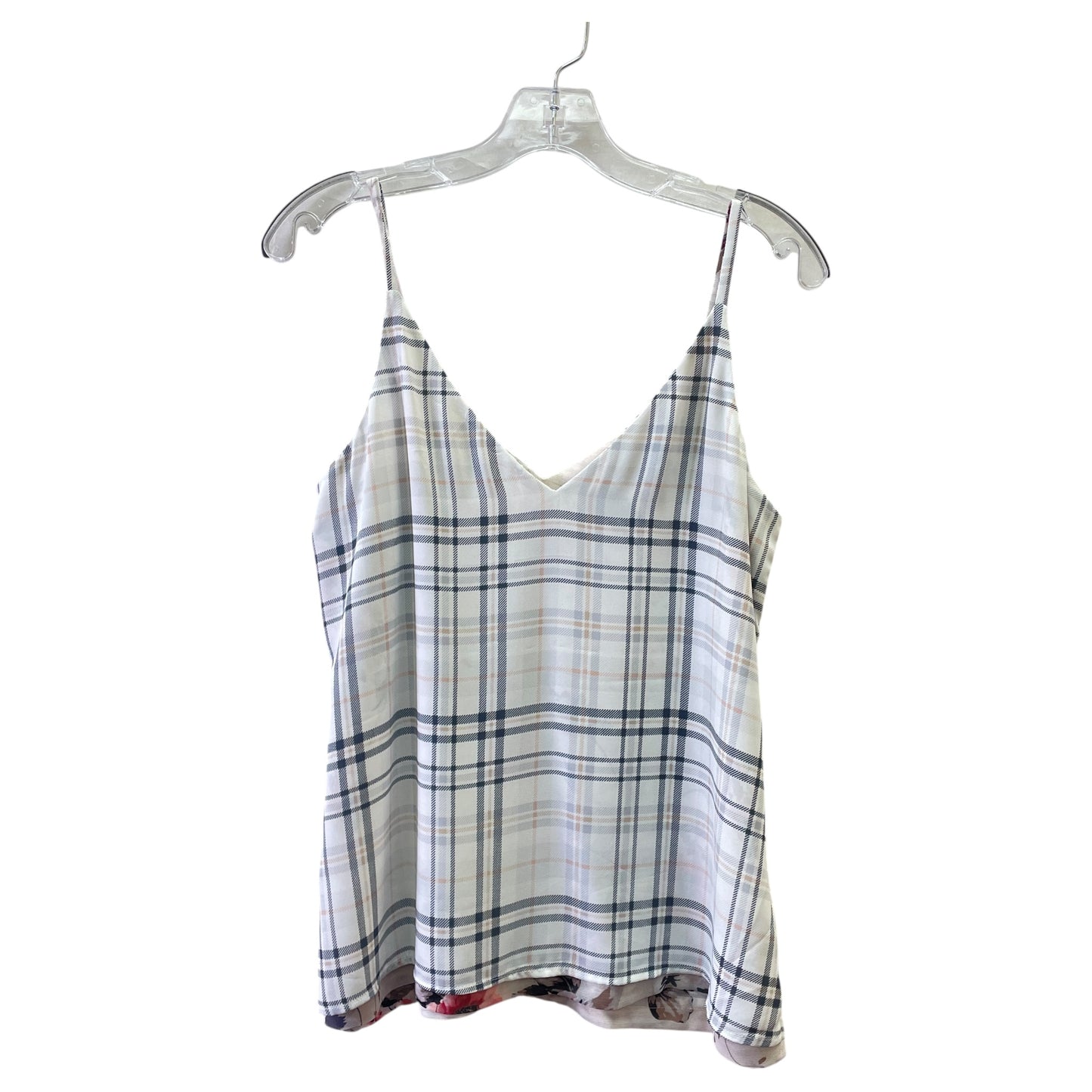 Top Sleeveless By White House Black Market In Floral Print, Size:M