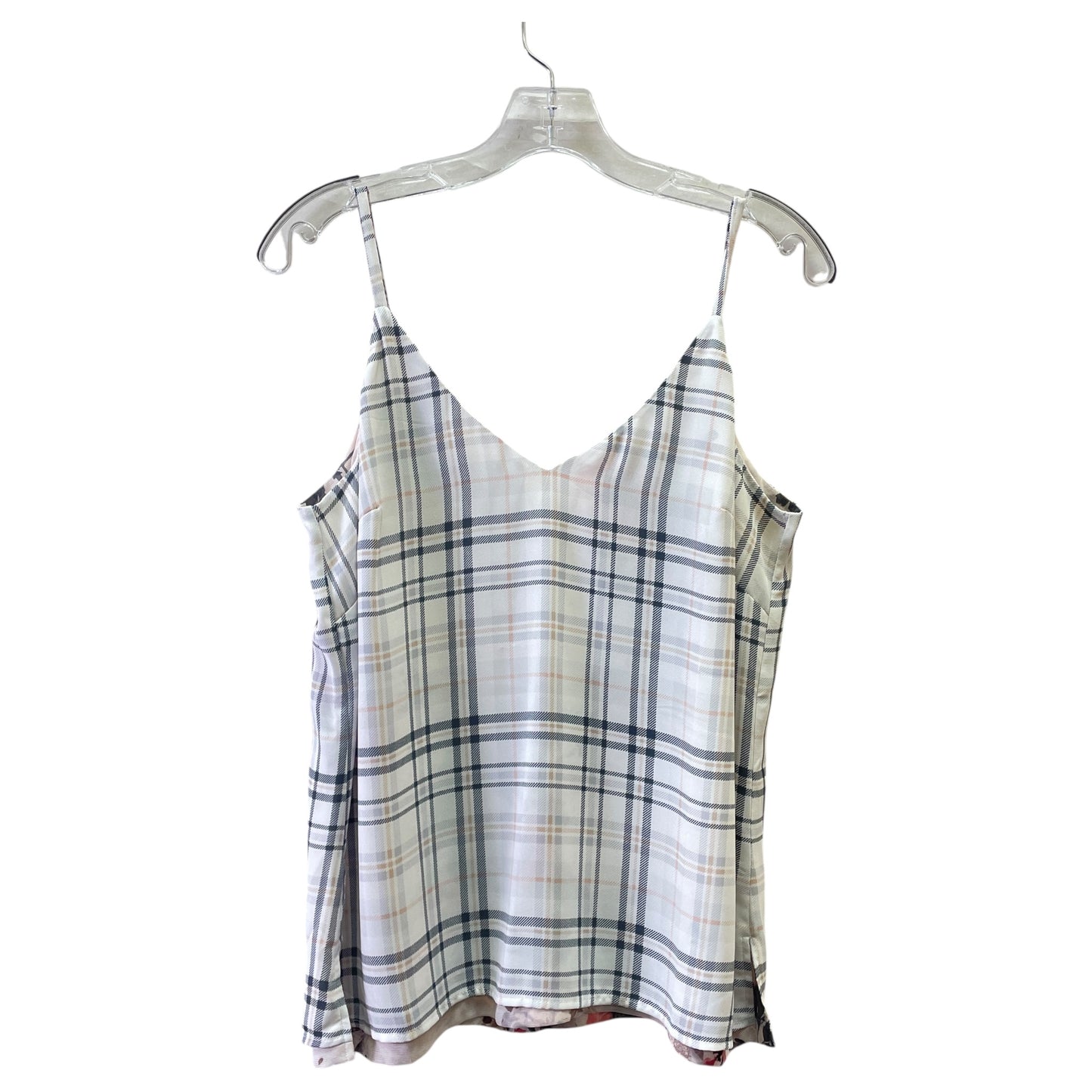 Top Sleeveless By White House Black Market In Floral Print, Size:M