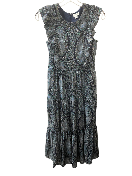 Dress Casual Maxi By J. Crew In Paisley Print, Size:0P