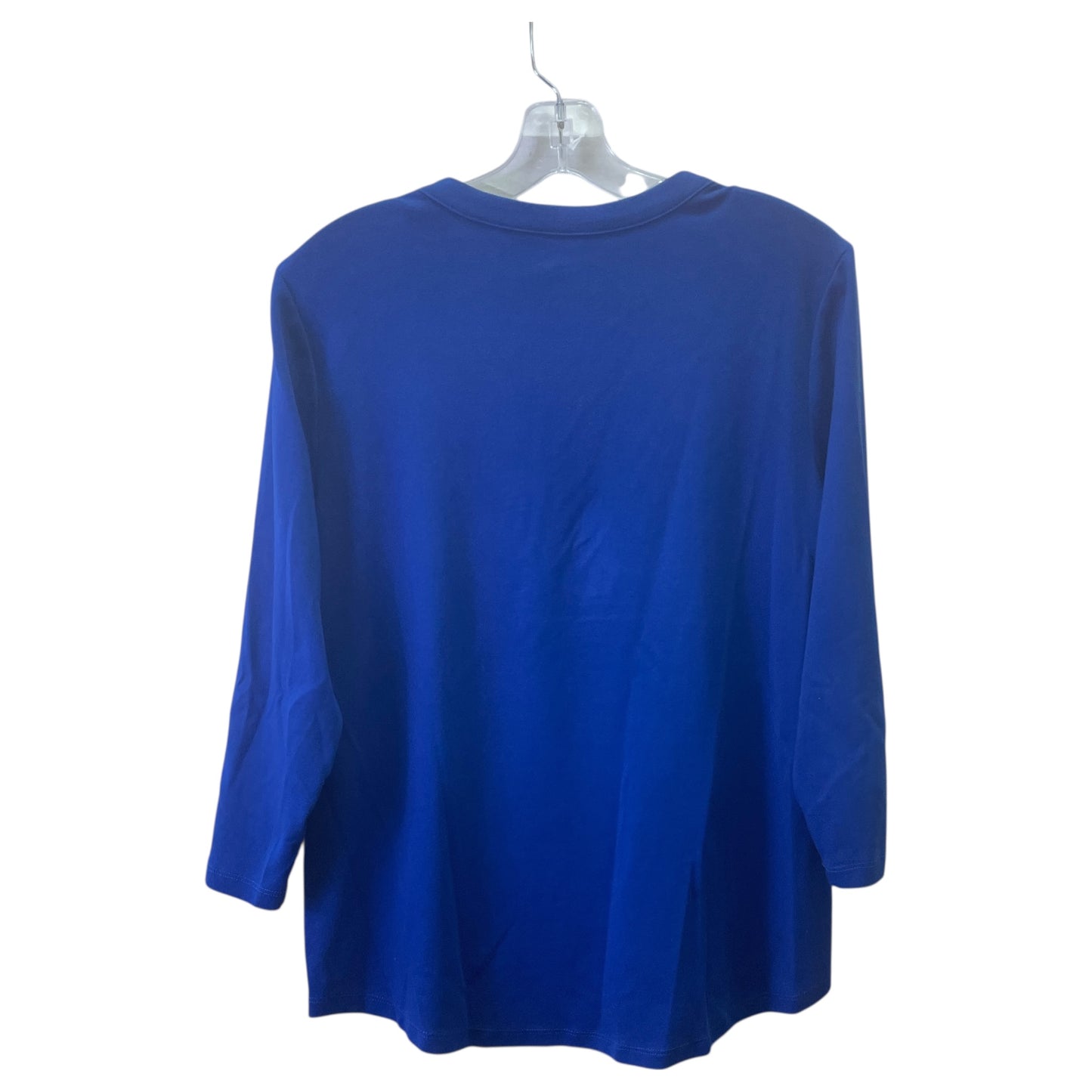 Top Ls By Calvin Klein In Blue, Size:L