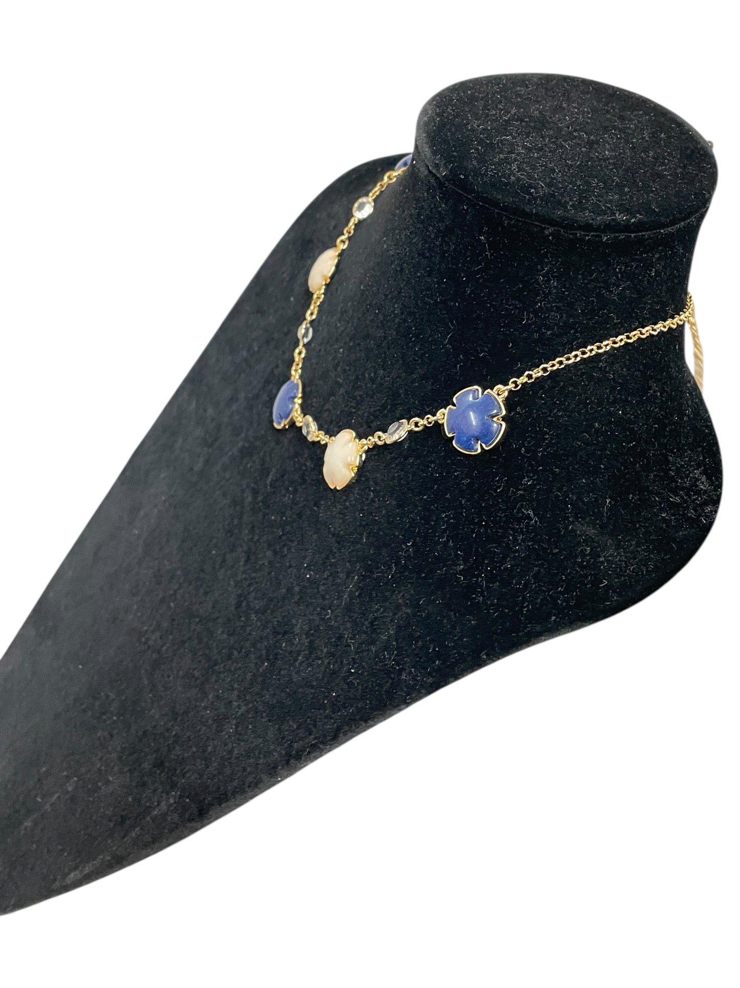 Necklace Statement By Talbots In Gold