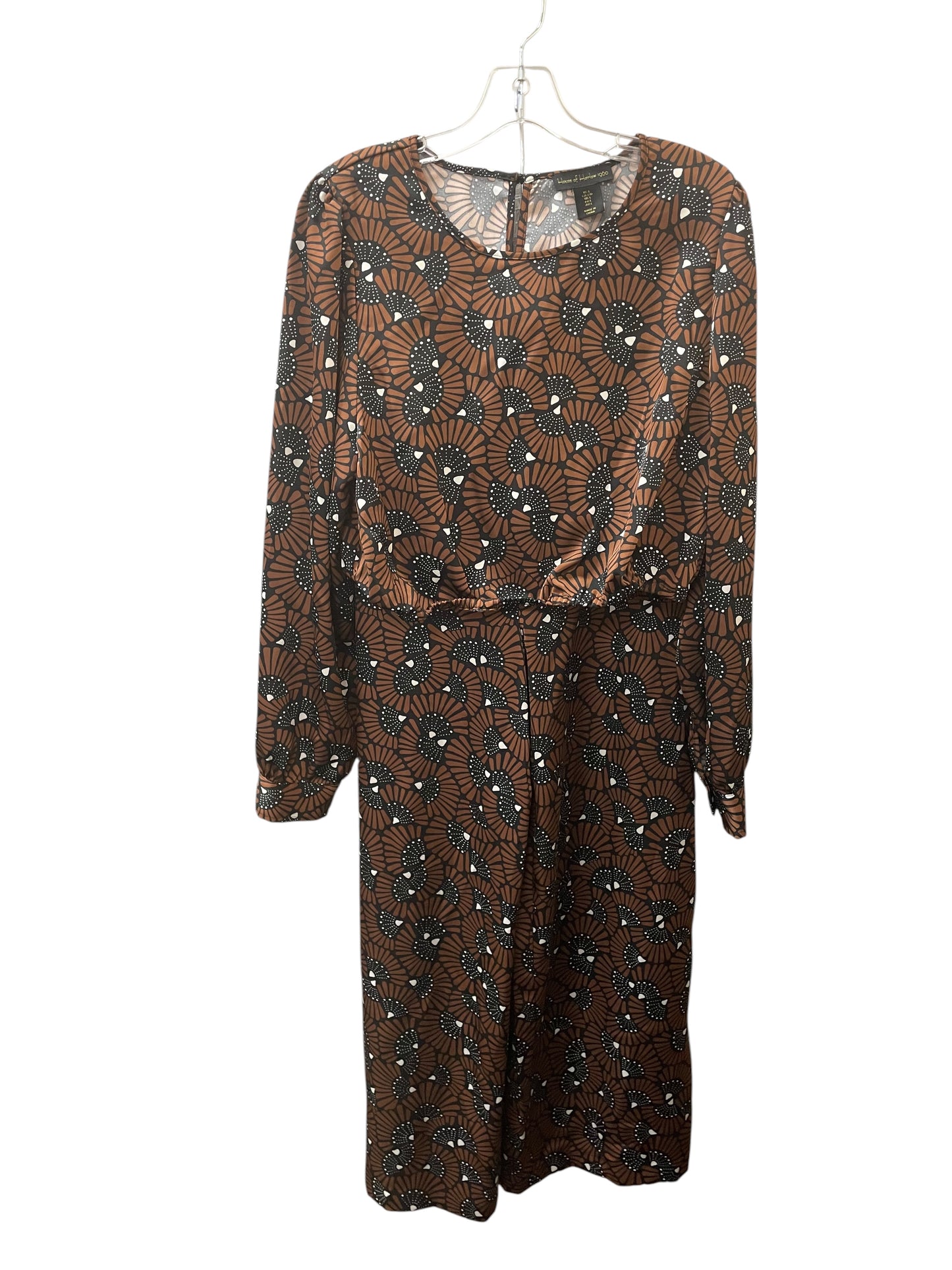Pants Set 2Pc By House Of Harlow In Black & Brown, Size:L