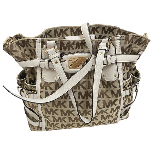 Crossbody Designer By Michael Kors In Tan, Size:Medium