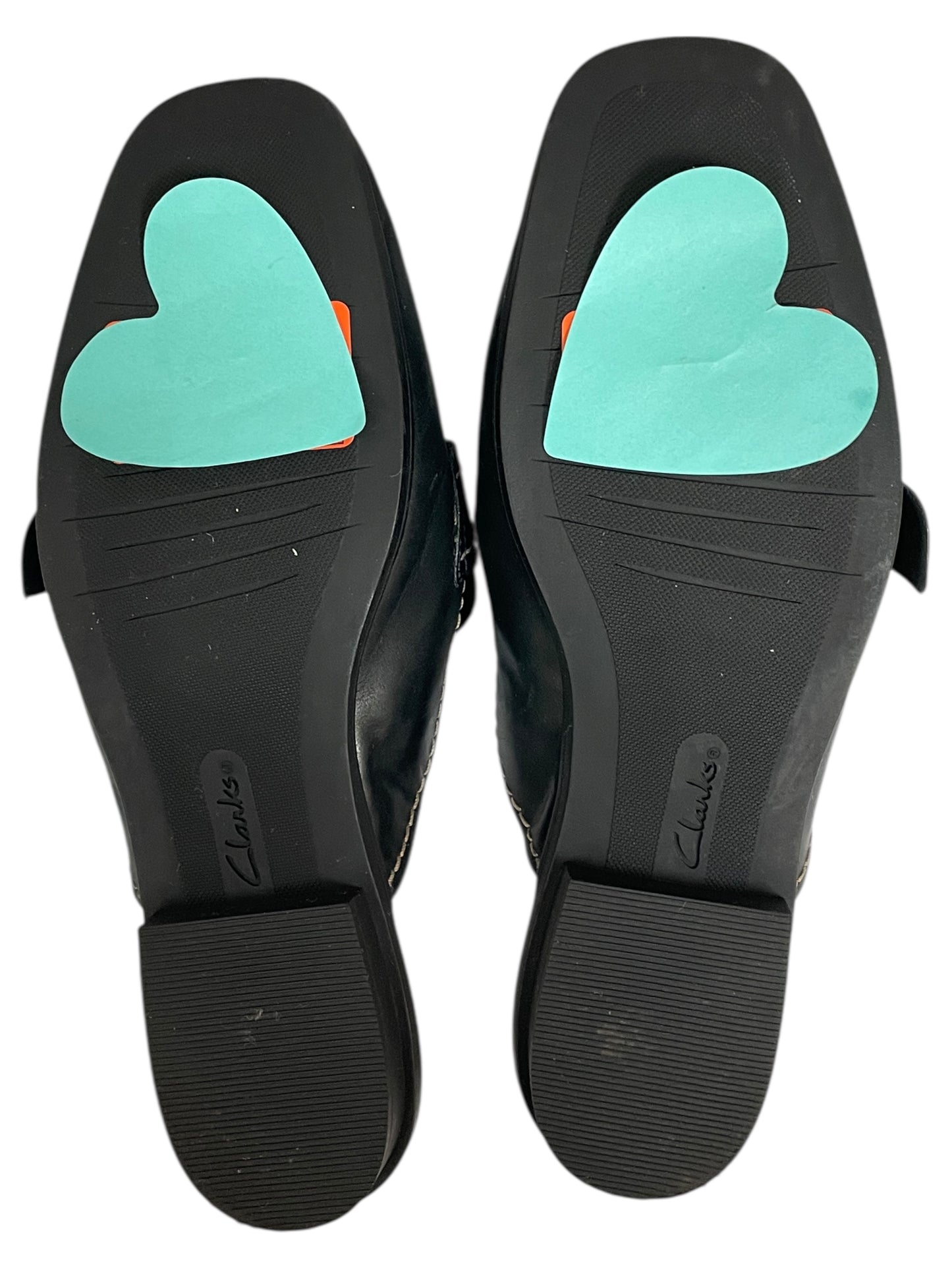 Shoes Flats By Clarks In Black, Size:7