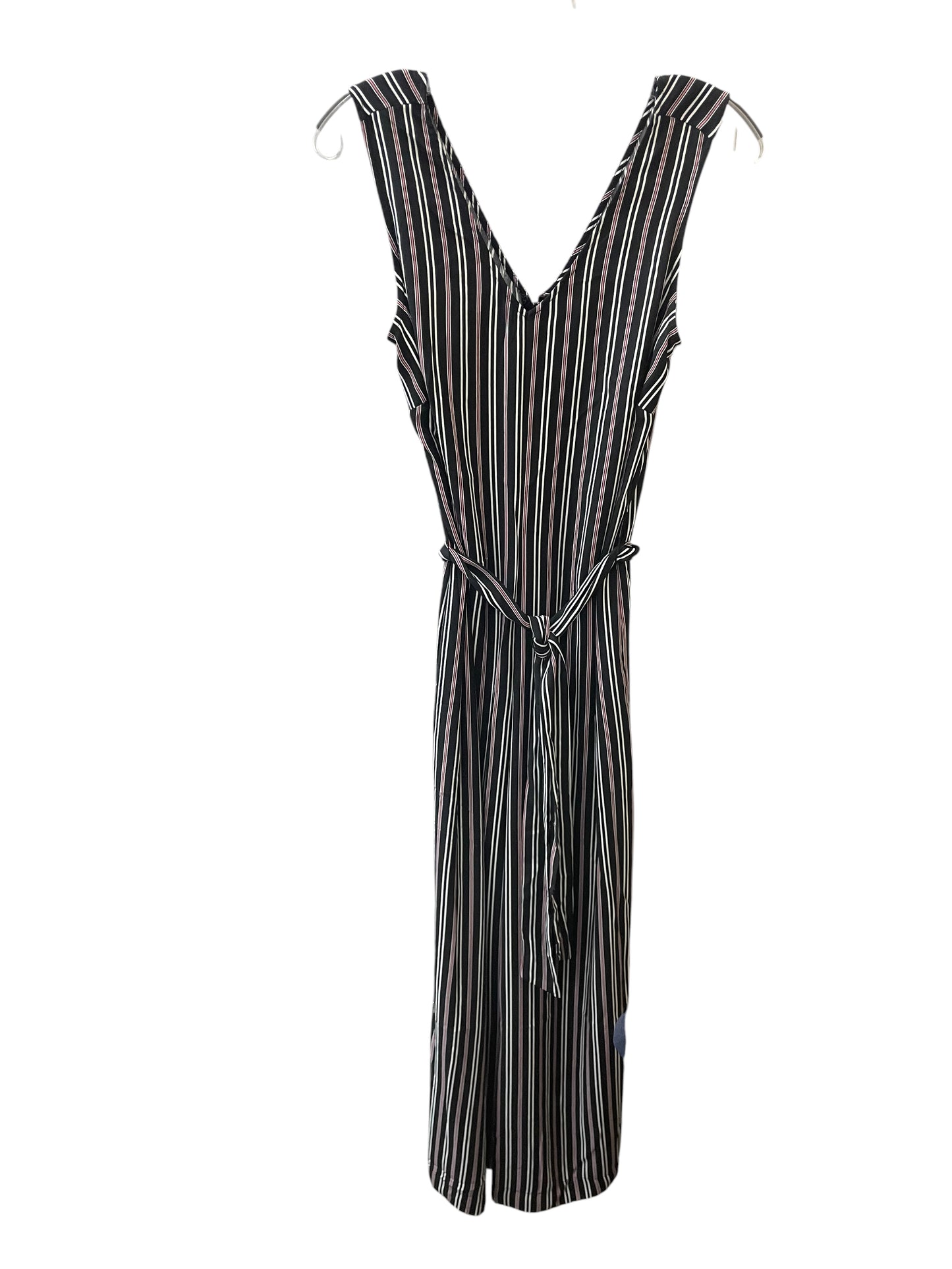 Jumpsuit By Max Studio In Black & Pink, Size:S