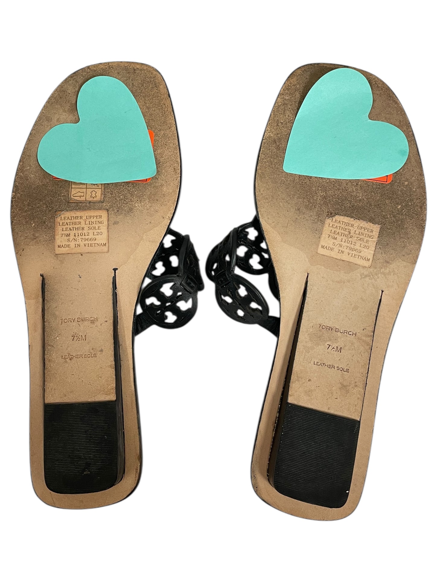 Sandals Designer By Tory Burch In Black, Size:7.5