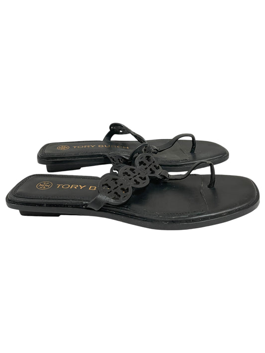 Sandals Designer By Tory Burch In Black, Size:7.5