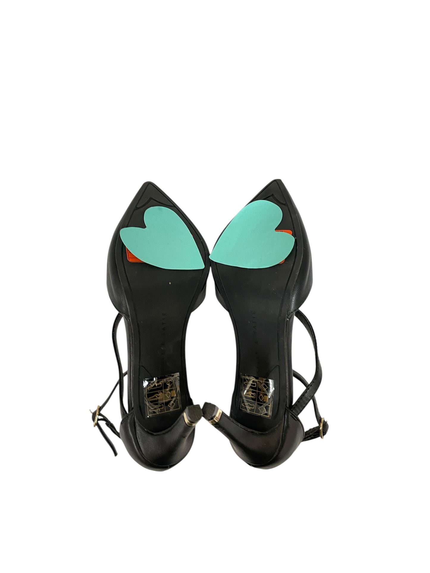 Sandals Heels Stiletto By Kelly And Katie In Black, Size:7