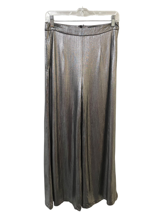 Pants Wide Leg By Lulus In Silver, Size:4