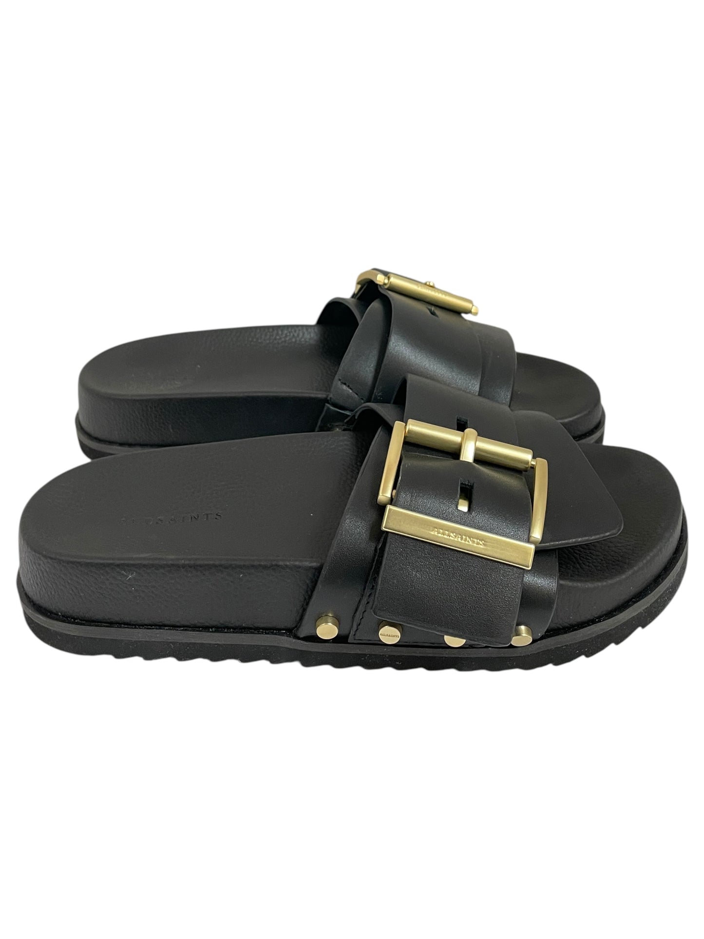 Sandals Flats By All Saints In Black, Size:7