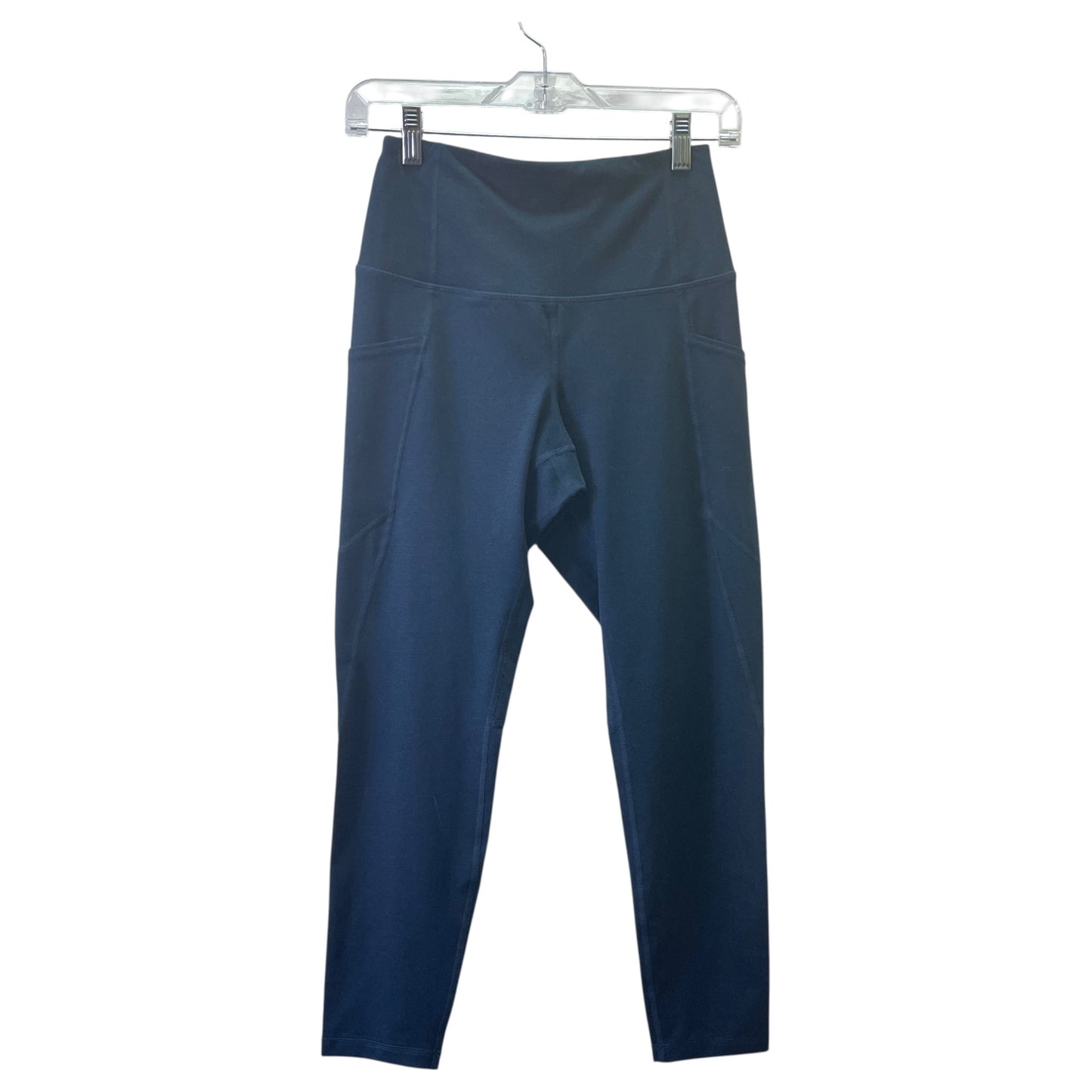 Athletic Leggings By Quince In Blue, Size:M