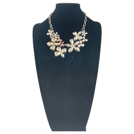 Necklace Statement By Lane Bryant In Silver