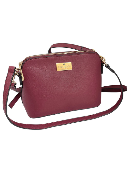 Handbag Designer By Kate Spade In Maroon, Size:Medium