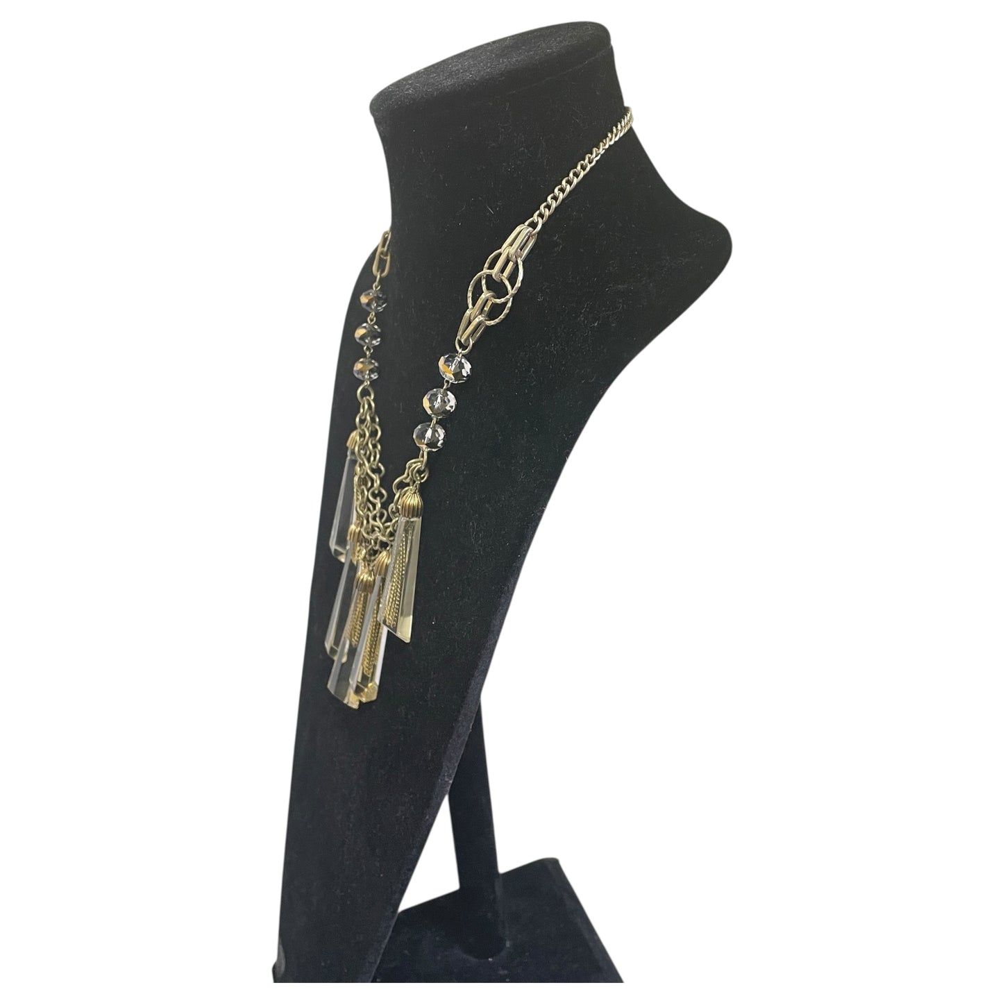 Necklace Statement By  Cme In Gold