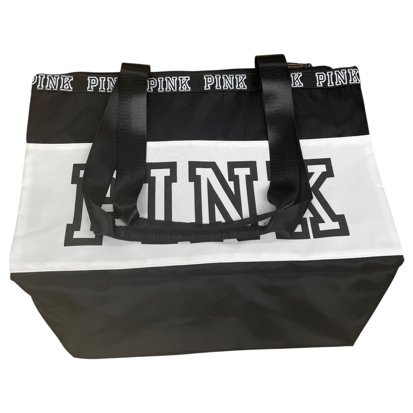 Tote By Pink In Black & White, Size:Large